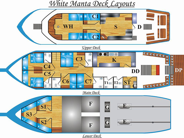 tritan Similan Island Liveaboard Layout