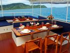 Dining Area Giamani Thailand Liveaboard Similan island with Dive Asia